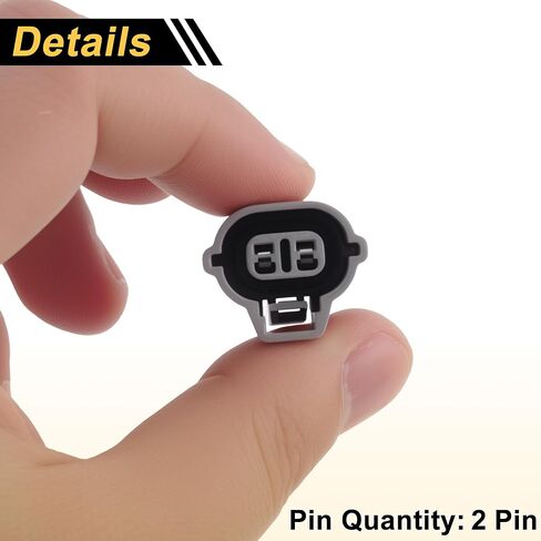 1pc 2 Pin Ignition Coil Connector Plug for Chevrolet Camaro 2013 for Chevrolet Malibu 2013 Female Adapter Terminal Housing Plug Connector No.88988460 in Kuwait