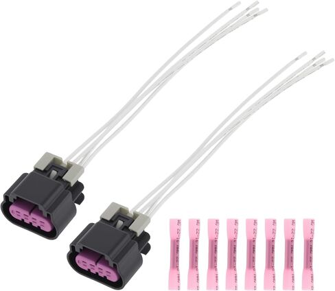 2 Set 8 Pin Ignition Coil Connector Plug for Buick Allure 2010 for Buick Enclave 2008 Female Adapter Terminal Housing Plug Connector No.13585847 in Kuwait