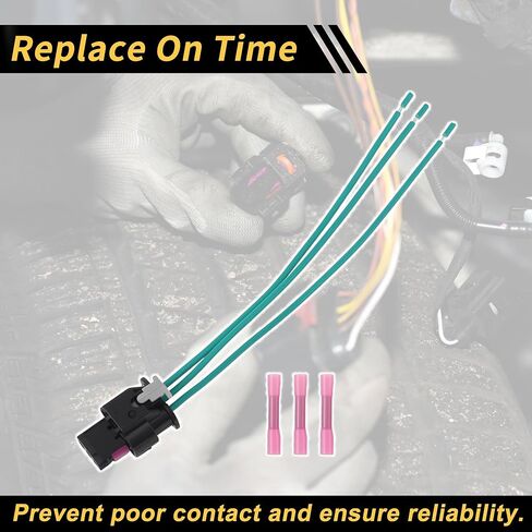 1 Set 3 Pin Ignition Coil Connector Plug for Ford Edge 2.0L L4 2012-2018 for Ford Escape 2.0L L4 2013-2019 Female Adapter No.CU2Z14S411YA in Saudi Arabia