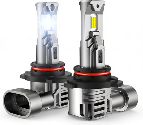 SEALIGHT 9005/HB3 LED Bulbs, 30,000LM Super Bright 6500K Cool White, 1:1 Mini Wireless Halogen Replacement Bulbs with Fan Cooling, Plug and Play, Pack of 2 in Saudi Arabia