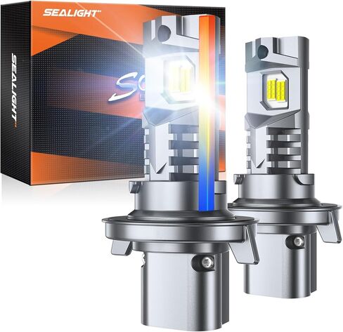 SEALIGHT 9005/HB3 LED Bulbs, 30,000LM Super Bright 6500K Cool White, 1:1 Mini Wireless Halogen Replacement Bulbs with Fan Cooling, Plug and Play, Pack of 2 in Saudi Arabia