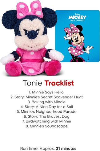 Tonies Cuddle Minnie Mouse Audio Toy Plush from Disney in Kuwait