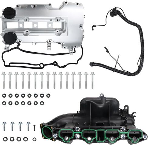 615-380KIT Intake Manifold and Valve Cover Kit Compatible with Buick Encore Chevy Chevrolet Cruze Sonic Trax 2012 2013 2014 2015 2016 2017 2018 2019 in Kuwait