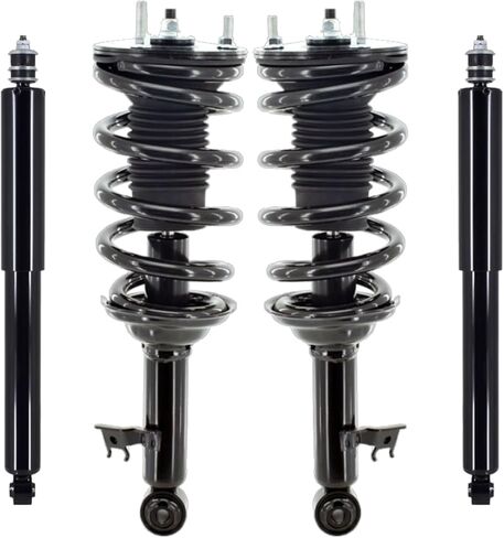 PM Auto Set 4 أمامي سريع كامل تبختر لفائف الربيع الخلفي استبدال الصدمات لـ 2005-2015 Toyota Tacoma Base RWD in Kuwait