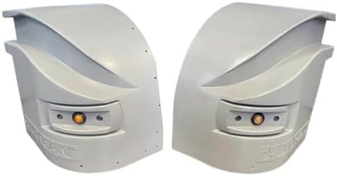 Belgrade Parts & Service, Inc. طقم غطاء زاوية أصلي لهيكل شاحنة Morgan مع أغطية 62664-62665 ومصابيح LED كهرمانية وأقواس خفيفة ومسامير. in Kuwait