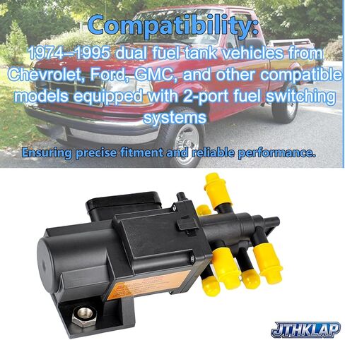 U7000 12336290 Fuel Tank Selector Valve 2-Port Compatible with 1974-1995 Chevrolet C/K Series, Ford F-Series, GMC Pickup Trucks with Dual Fuel Tanks Replacement Fuel Tank Switching Valve in Kuwait