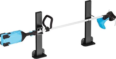 Mondazie 2 Place Weed Eater Rack for Trailer, Utility Open Trailer Trimmer Racks with Lockable Snap Buckle Mount On Landscape Truck Trailer, Weedeater Rack Holder with L-Shaped Base for Lawn Equipment in Kuwait