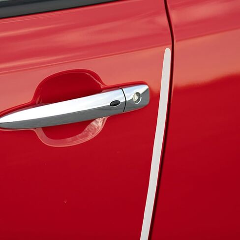 2pcs 40cm Extended Silicone Car Door Bumper Guards Anti-Collision Strip Adhesive Protector for Suvs Trucks Preventing Marks and Dents in Kuwait