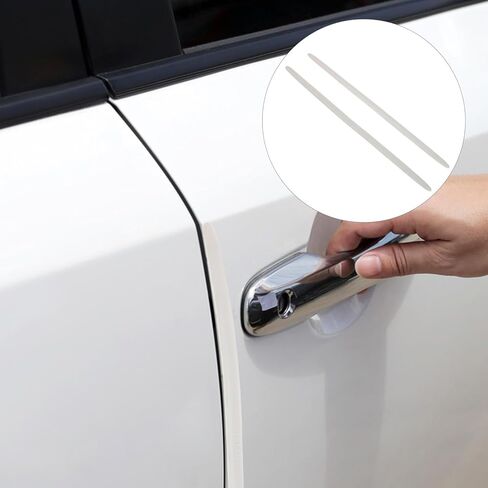 2pcs 40cm Extended Silicone Car Door Bumper Guards Anti-Collision Strip Adhesive Protector for Suvs Trucks Preventing Marks and Dents in Kuwait
