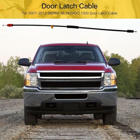 JURENGUDF 924-481 22862028 Door Cable Latch Kit, 25.8" Door Handle Latch Release Cable Ideal for 2007-2014 Chevrolet Tahoe, Replace 22862029, 22862030 in Kuwait