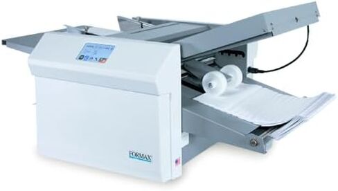 Formax FD 386 مجلد المستندات التلقائي الذي يعمل باللمس؛ سرعة تصل إلى 17000 ورقة في الساعة/استنادًا إلى 11 بوصة؛ سعة قادوس الطي على شكل Z: ما يصل إلى 500 ورقة 20#؛ C، V، Z، البوابة، الطي والتوازي المزدوج in Kuwait