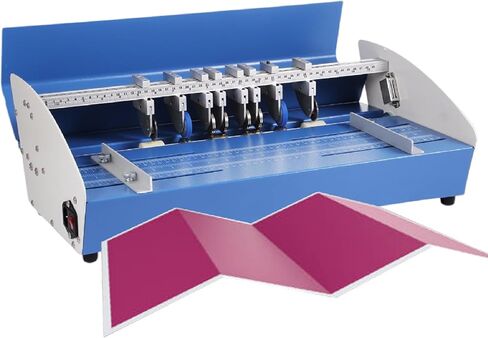 20" 520mm Paper Creaser Scorer Perforator with Scale Ruler, Multi-Function Paper Folding Machine for Files Photos Cards Invitations Tickets Book Covers in Kuwait