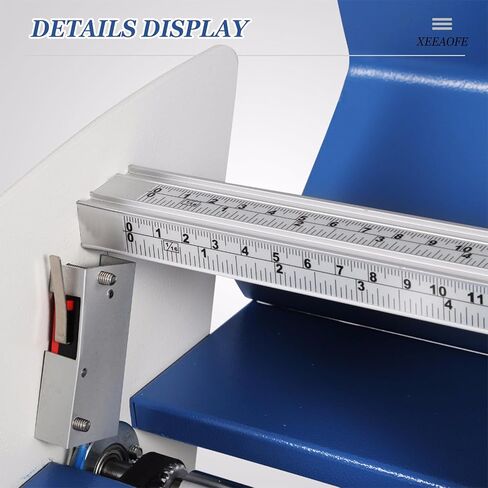 20" 520mm Paper Creaser Scorer Perforator with Scale Ruler, Multi-Function Paper Folding Machine for Files Photos Cards Invitations Tickets Book Covers in Kuwait