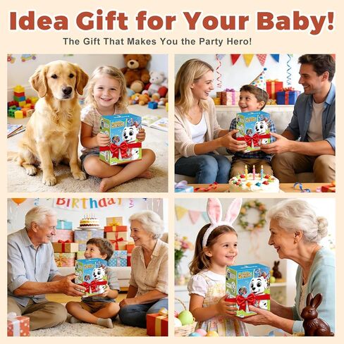 Zerhunt Leak-Proof Bubble Machine for Toddlers: Automatic Bubble Blower with Cute Dog Design, Lights & 150ML Tank - Durable Bubble Toy Gift for Kids Ages 3-7 - Idea for Party, Outdoor, Birthday in Kuwait