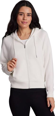 RBX Active Women's Scuba Sweatshirt with Zipper Pockets, Hoodie Lightweight Zip Up Jacket for Women in Saudi Arabia