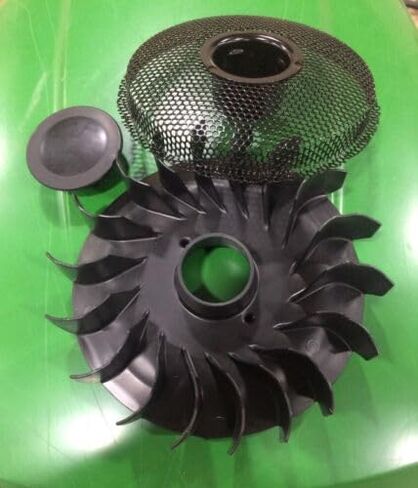 for 102 105 115 D100 D105 D110 E100 LA100 LA105 Z225 Flywheel Fan kit, Replacement for John Deere OEM, BLACK in Kuwait