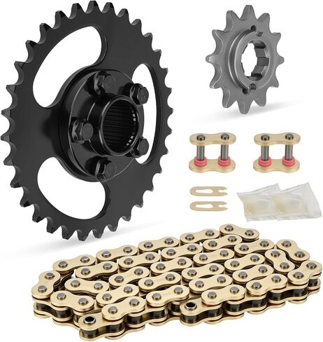 M MATI 60L X-Ring Drive Chain ومجموعة ضرس القيادة لـ Polaris RZR 170 2017-2021 0454771 0454563 0455224 in Kuwait