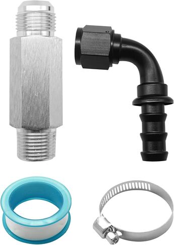 52014739AG Heater Hose Connector Compatible with Dodge Ram 6.7L Cummins 2007.5-2024,Replace 55056966AA 68005253AA 55056711AC(with 10AN Conversion Fitting) in Kuwait