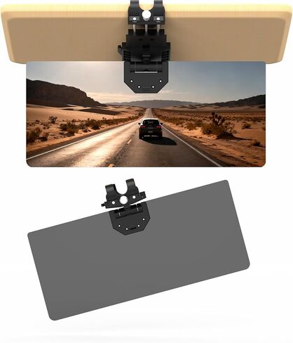 EFANFUTURE Sun Visor Extender for Cars, Polarized Car Visor Extender Sun Blocker UV400, Adjustable Visor Extension Attachment, Anti-Glare Stray Light for Safe Driving, Sunglasses Alternative（Medium） in Kuwait