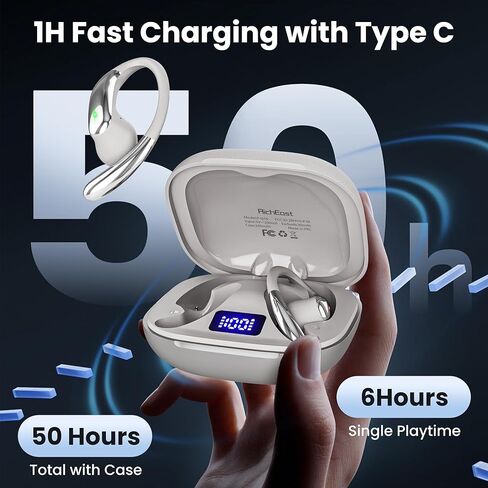 AI Translation Earbuds Real Time 50H Playtime Translator Ear Buds 4-in-1 Wireless Earphones Bluetooth 6.0 Headphones for Travel Business Learning Beige in Kuwait