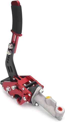 Universal Hydraulic Handbrake, Racing Handbrake Aluminum Red with Sponge Wrapped Handle, Adjustable Preload, for Drift Racing Cars in Kuwait