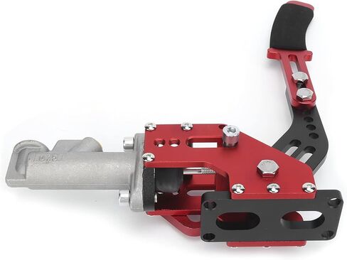 Universal Hydraulic Handbrake, Racing Handbrake Aluminum Red with Sponge Wrapped Handle, Adjustable Preload, for Drift Racing Cars in Kuwait