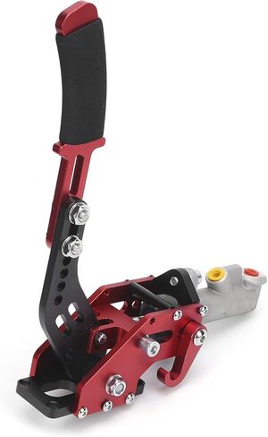 Universal Hydraulic Handbrake, Racing Handbrake Aluminum Red with Sponge Wrapped Handle, Adjustable Preload, for Drift Racing Cars in Kuwait