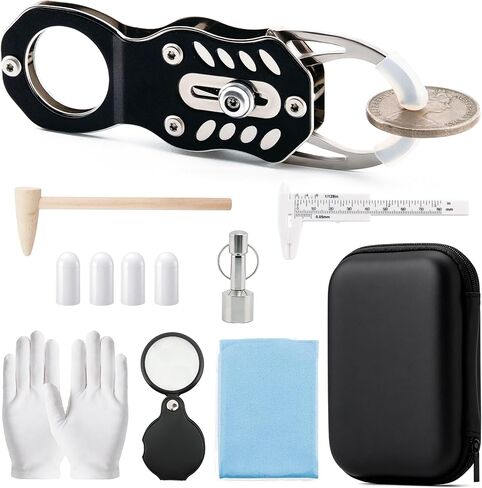 Moonzdudu Coin Ping Tester Kit – Pocket Pinger for Gold & Silver Coin Resonance Testing and Size Verification in Kuwait
