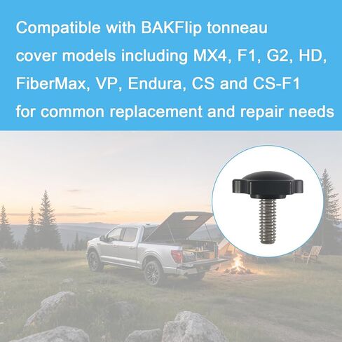4 عبوات 356A0014 قطع غيار غطاء تونيو من الفولاذ المقاوم للصدأ متوافقة مع BAKFlip MX4 G2، قطع غيار متينة لغطاء تونيو in Kuwait