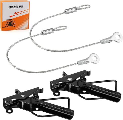 R+L Hand Tailgate Latch W/Tailgate Cable for Polaris Ranger 400 500 570 800 EV ETX GEM EM1400 2010-2022 1018850 1018849 in Kuwait