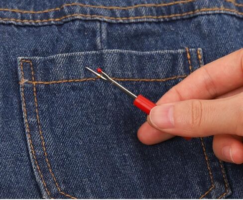 عبوة من قطعتين من Seam Ripper، مقابض بلاستيكية عشوائية ملونة مع شفرة خطاف حادة، أداة قطع الخيوط للخياطة المتقاطعة، والخياطة، والحرف اليدوية وإصلاح الملابس in Kuwait