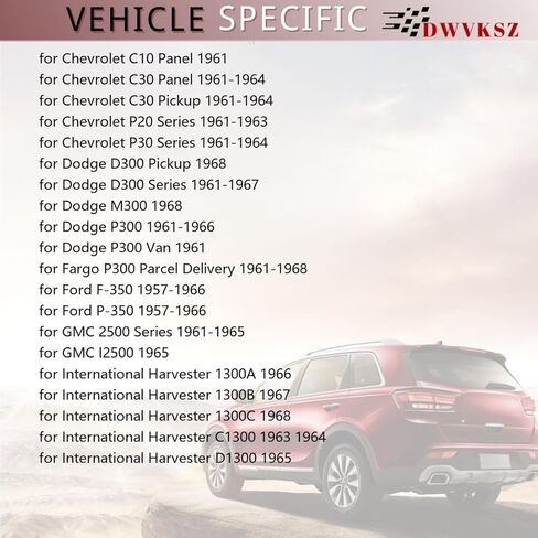 استبدال زنبرك برغي ضبط فرامل الطبل الخلفي لسلسلة GMC 2500 4.3L 1961 1962، لسلسلة 2500 4.4L 1961 1962، للوحة شيفروليه C10 3.9L 1961، لدودج D300 بيك اب 3.7L 1968، عبوة واحدة in Kuwait