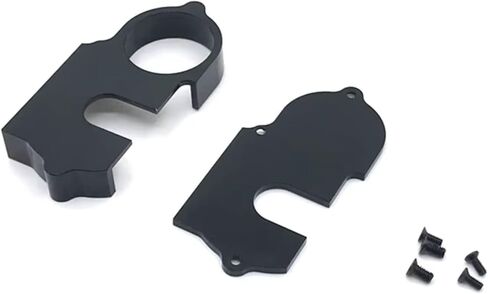 متوافق مع Wltoys 1/14 144010 144001 144002 124016 124017 124018 124019 1/12 RC قطع غيار السيارات المعدنية ترقية غطاء التروس تشكيلة RC (أصفر) in Kuwait