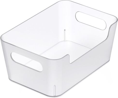 Simply Tidy Small Clear Open Storage Bins – 8" x 5" Plastic Organizer Bins with Integrated Handles for Craft, Office & Home Use, 24 Pack in Kuwait
