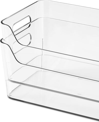 Simply Tidy Small Clear Open Storage Bins – 8" x 5" Plastic Organizer Bins with Integrated Handles for Craft, Office & Home Use, 24 Pack in Kuwait
