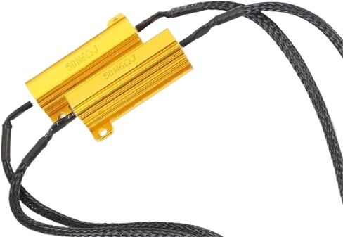 2pcs Automotive Error Bulb Resistor for 3157/4157 Models with Oxidation Resistant Aluminum Shell For Longevity H8WE in Kuwait