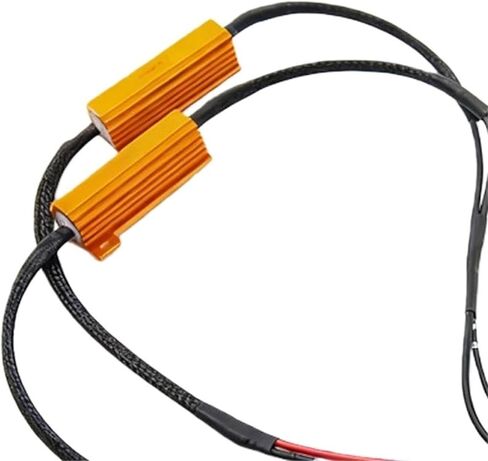2pcs Automotive Error Bulb Resistor for 3157/4157 Models with Oxidation Resistant Aluminum Shell For Longevity H8WE in Kuwait