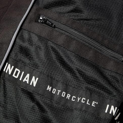 سترة سان بيدرو شبكية للرجال من Indian Motorcycle، أسود - 2864643 in Kuwait
