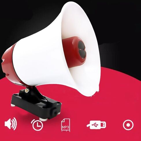 The Street Stall Horn Peddler Can Record Loud Bus Top Propaganda Amplification Play in Kuwait
