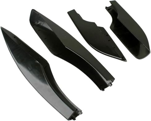 Black Roof Rack Leg Cover Roof Rack Bar Rail End Protection Cover Shell 4pcs Compatible For Toyota Fortuner AN50/AN60 Hilux SW4 2004-2015 in Kuwait