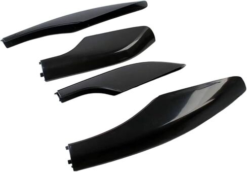 Black Roof Rack Leg Cover Roof Rack Bar Rail End Protection Cover Shell 4pcs Compatible For Toyota Fortuner AN50/AN60 Hilux SW4 2004-2015 in Kuwait