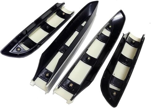 4Pcs Roof Rack Rail Cover End Compatible For Toyota RAV4 2013-2018 Roof Rack Rails End Cap Protection Exterior Cover Shell Silver Tone in Kuwait