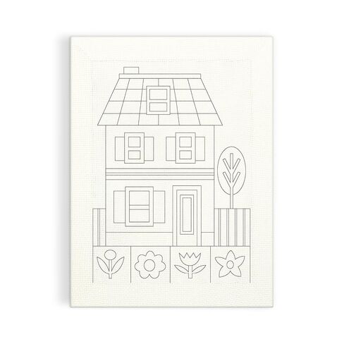 Galison Cozy Cottage - مجموعة إبر الثقب التي يمكنك صنعها بنفسك تتضمن 9 خيوط وإبرة ثقب لعمل فن كوخ جميل in Kuwait