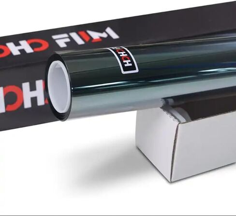 HOHOFILM 70% VLT زجاج النوافذ الأمامية فيلم الشمس حجب مكافحة الأشعة فوق البنفسجية نانو السيراميك لون نافذة السيارة فيلم اللون الأخضر 60 "x 3.2ft in Kuwait