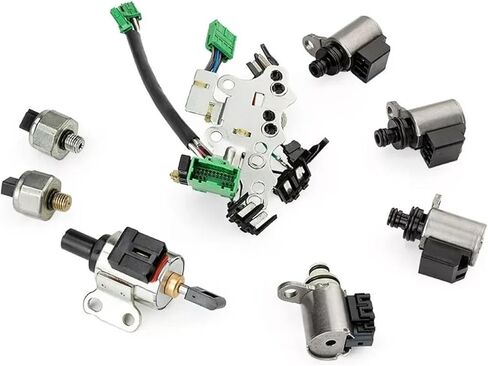 متوافق مع قطع غيار سيارات نيسان دودج JF011E RE0F10A CVT مجموعة صمامات الملف اللولبي لنقل الحركة مكونة من 8 قطع أدوات ملحقات السيارات in Kuwait