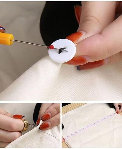 Sewing Kit for Adults,131Pcs Professional Sewing Supplies Accessories with Tailor Scissors,Premium Sewing Supplies Set 30 Needles,Yarn Snips and More for Travel Home Beginners (131) in Kuwait