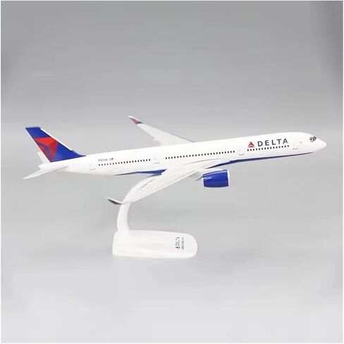 Miniature Scale 1 200 for Delta A350-900 A350 Airlines Plastic Resin Assembly Aircraft Model Toy with Bracket Flying Toy Game Kits in Kuwait