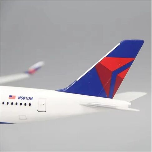 Miniature Scale 1 200 for Delta A350-900 A350 Airlines Plastic Resin Assembly Aircraft Model Toy with Bracket Flying Toy Game Kits in Kuwait