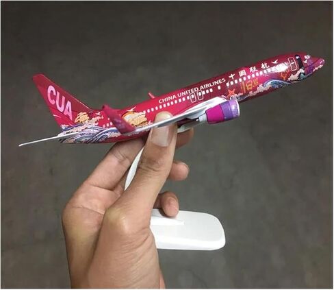 مقياس مصغر 1 200 لنماذج الطائرات B737-800 المصنوعة من السبائك المطلية بزخارف واقعية مجموعات ألعاب الطيران in Kuwait