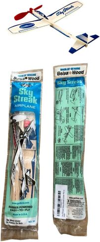مجموعة نماذج Sky Streak Balsa Wood Airplane Glider GUILLOWS رقم 50 in Kuwait